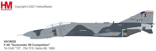 McDonnell Douglas F4E Phantom II - USAF 1989